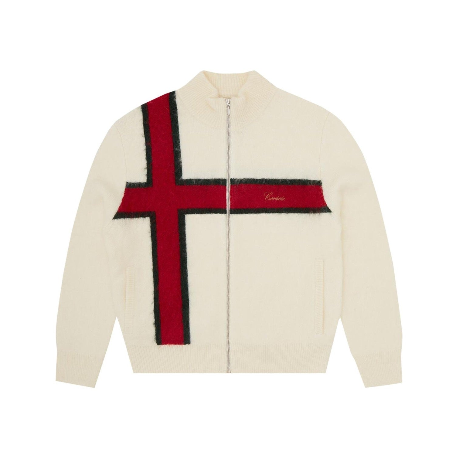 Lux Knit Zip Up 'Cream'
