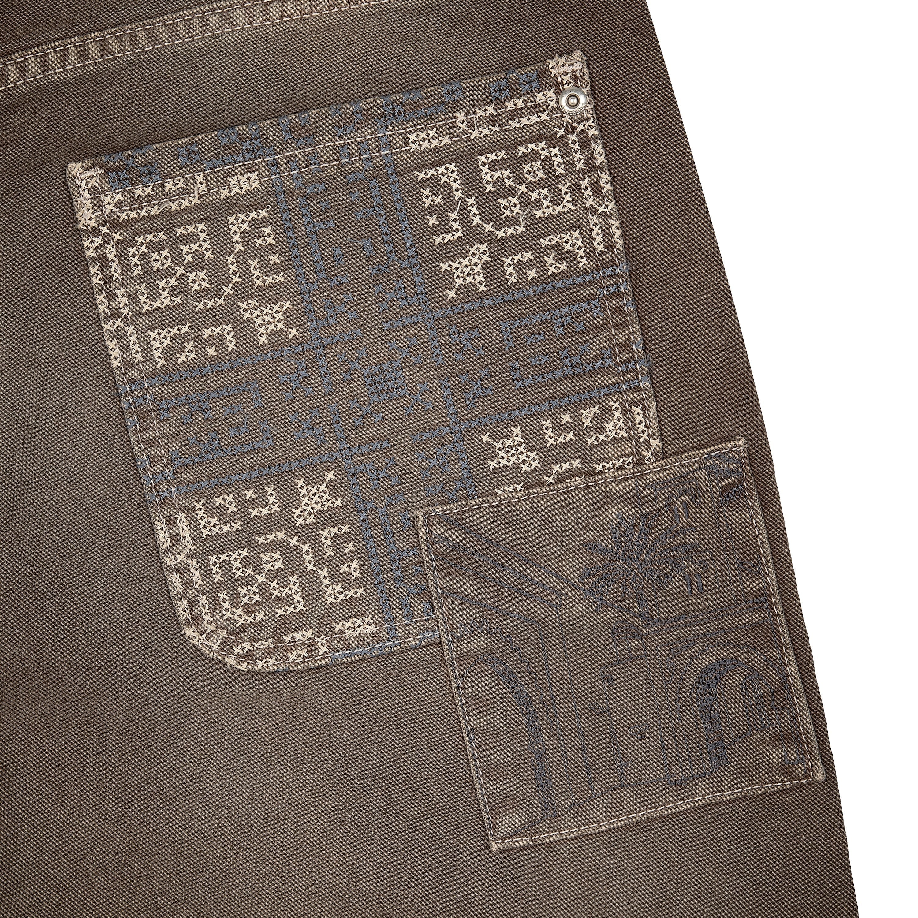 OFFCODE Aziza Brown Washed Denim