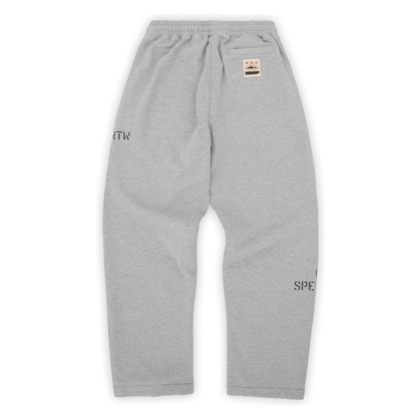 Corteiz HMP Stencil Open Hem Pant Light Heather