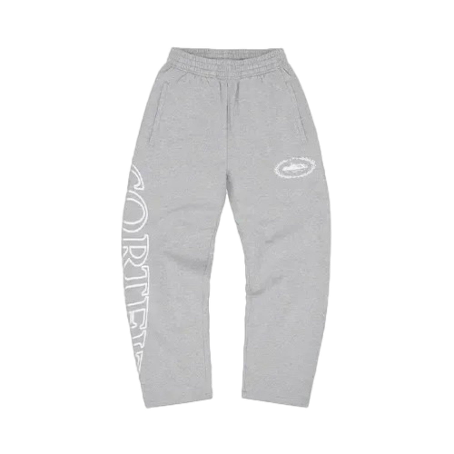 Corteiz Superior Royale Open Hem Pant Grey, front view