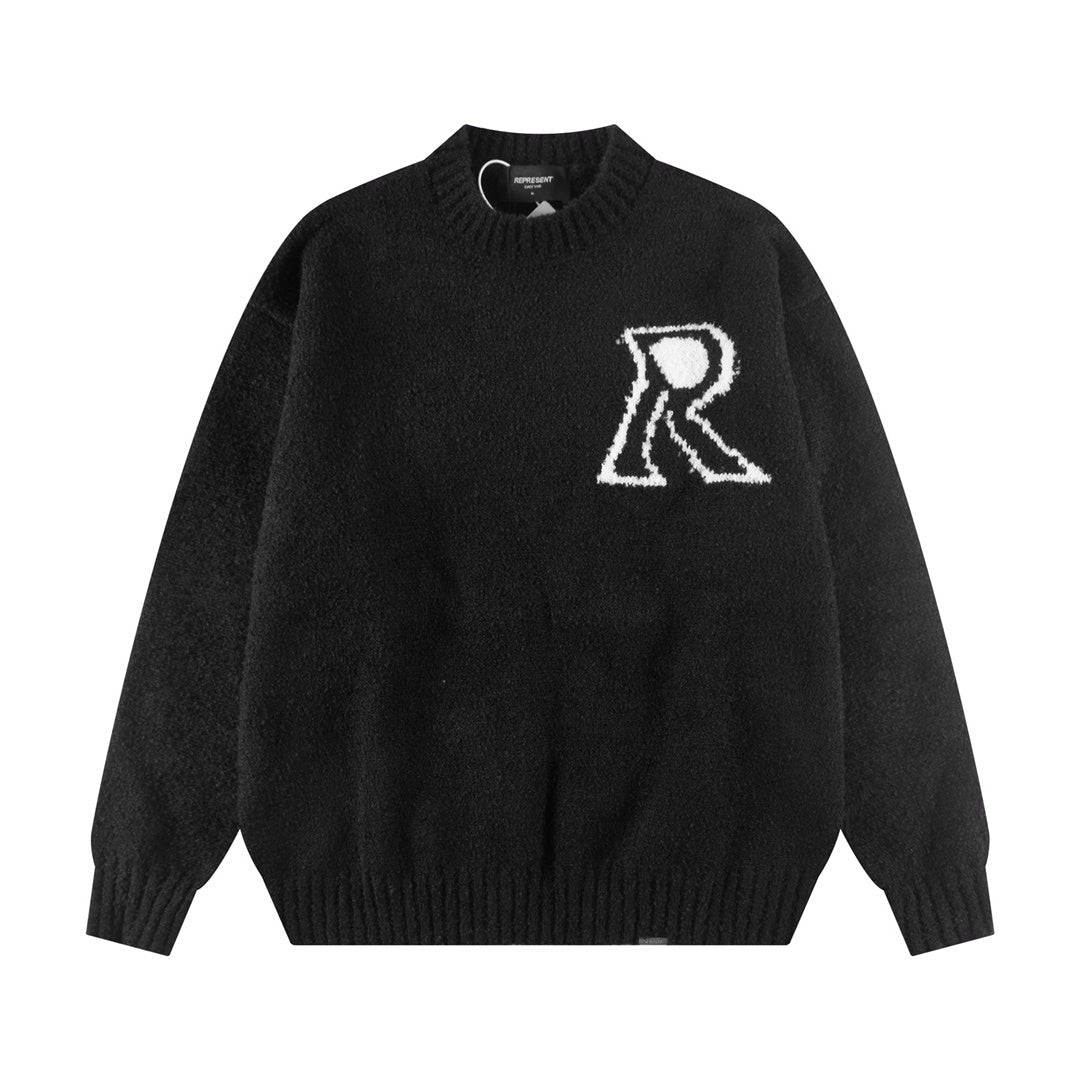 Represent Sweater – "Black/White"