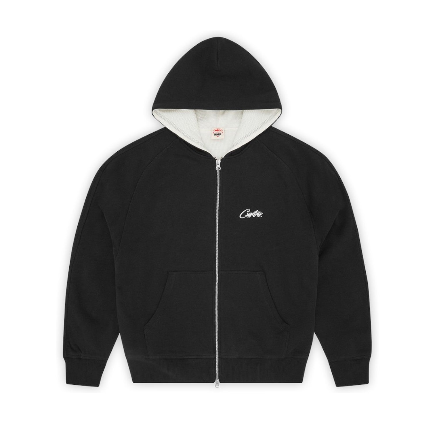 OFFCODE HMP Thermal Zip Hoodie Black, front view