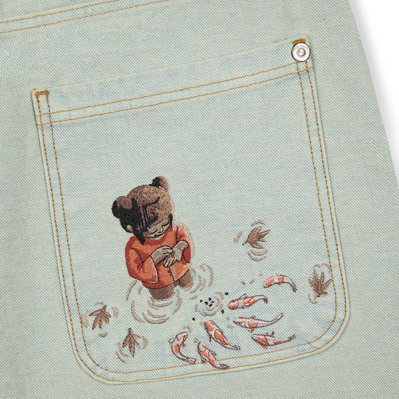 OFFCODE Koi Fish Reverse Denim