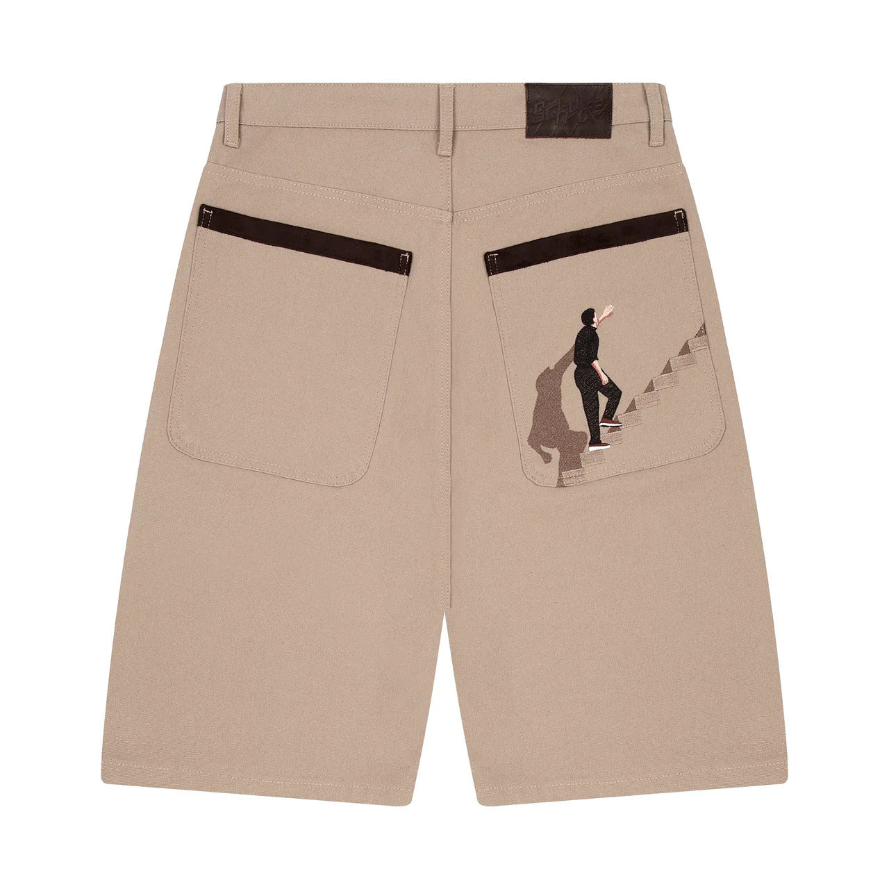 OFFCODE On Air Shorts Beige, front view