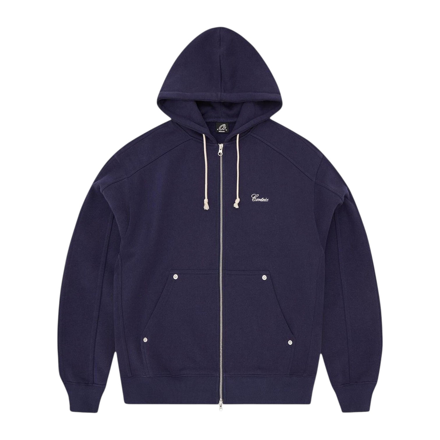 OFFCODE Thick Stitch Allstarz Zip Hoodie, front view