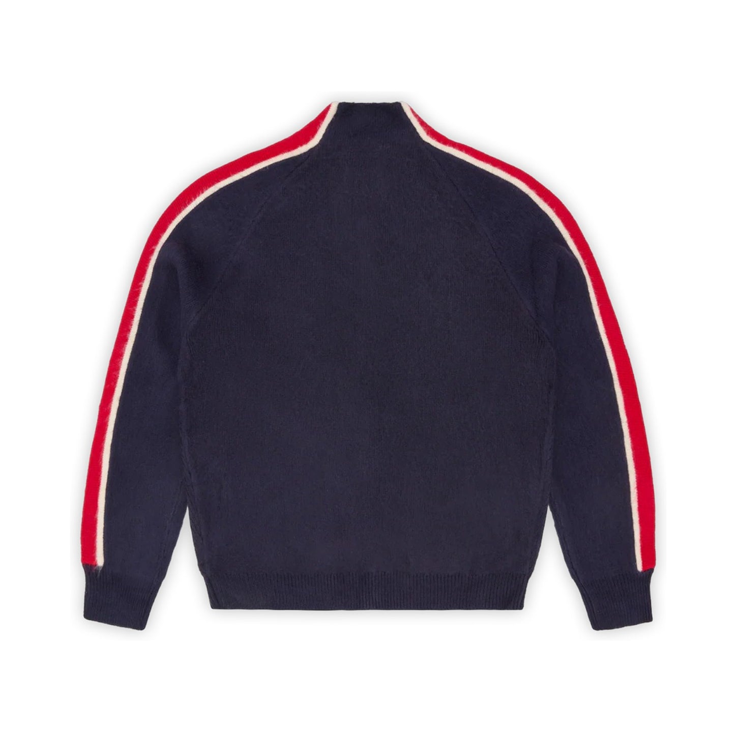 OFFCODE Multi Stripe Knit Zip-Up Navy