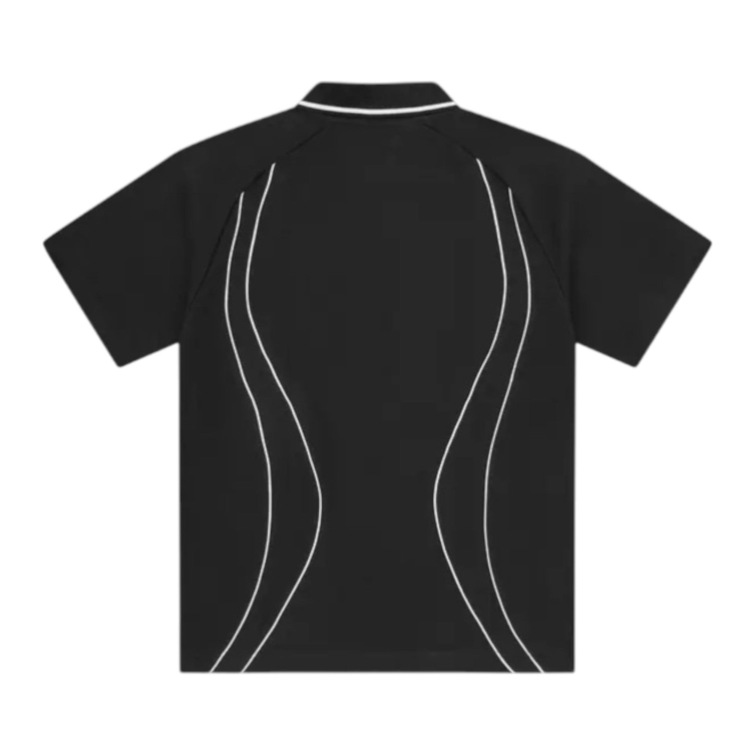 Corteiz Island Pique Polo Shirt Black