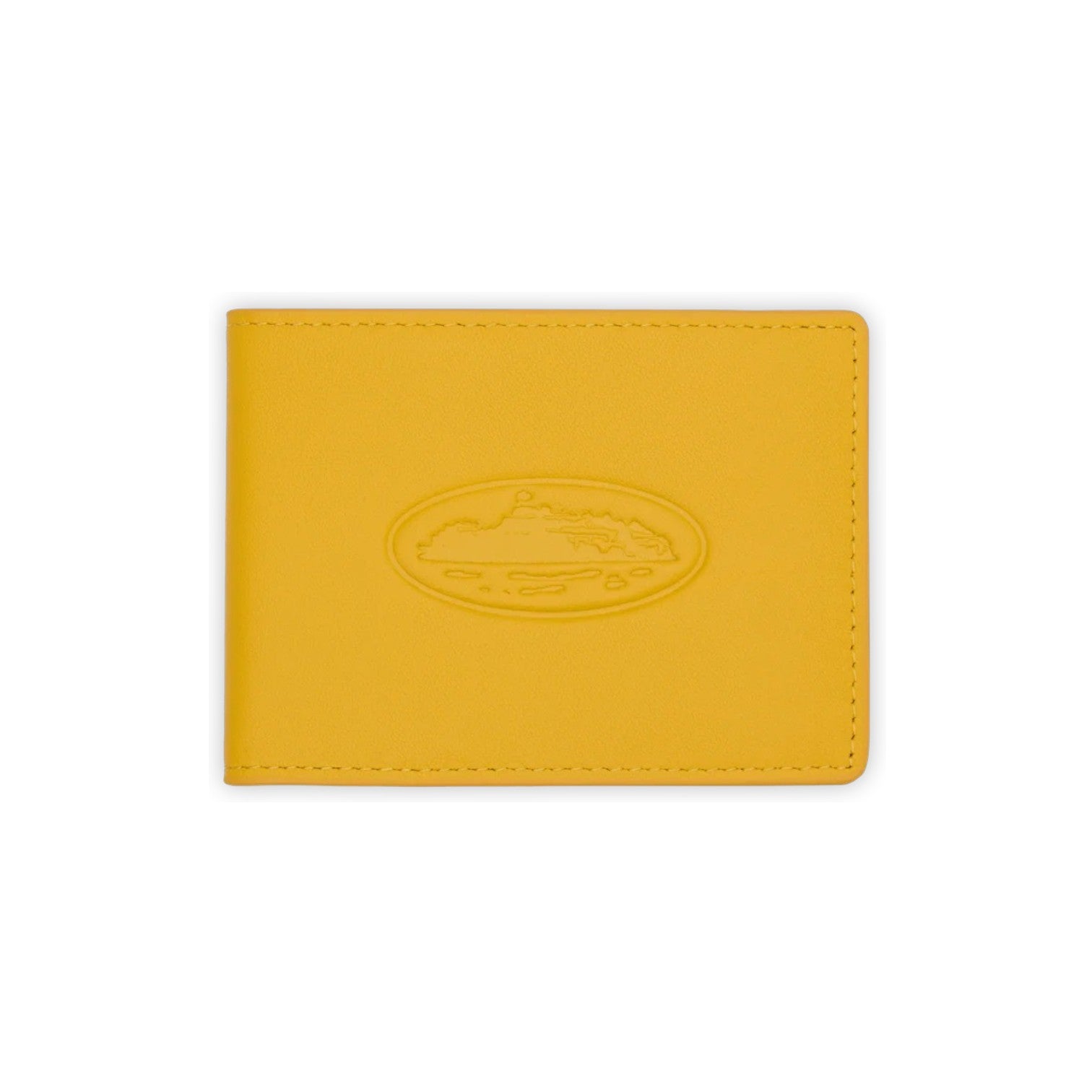 OFFCODE Island Leather Card Holder Black - Yellow