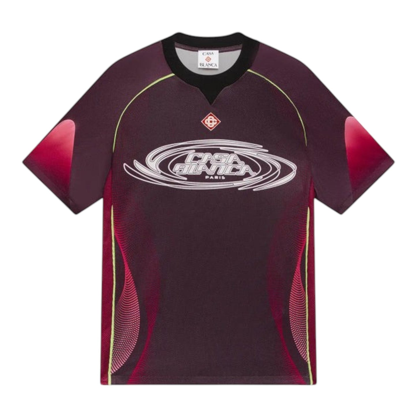 Aubergine Gradient Short Sleeve Football Jersey