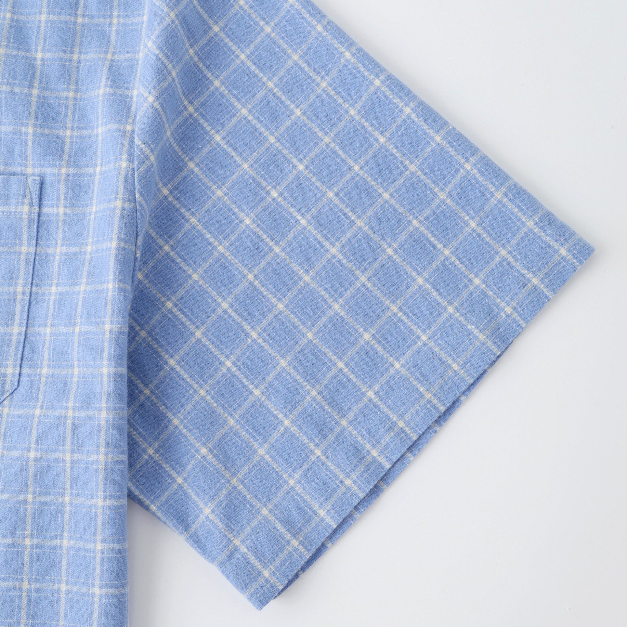 OFFCODE Plaid Shirt Light Blue