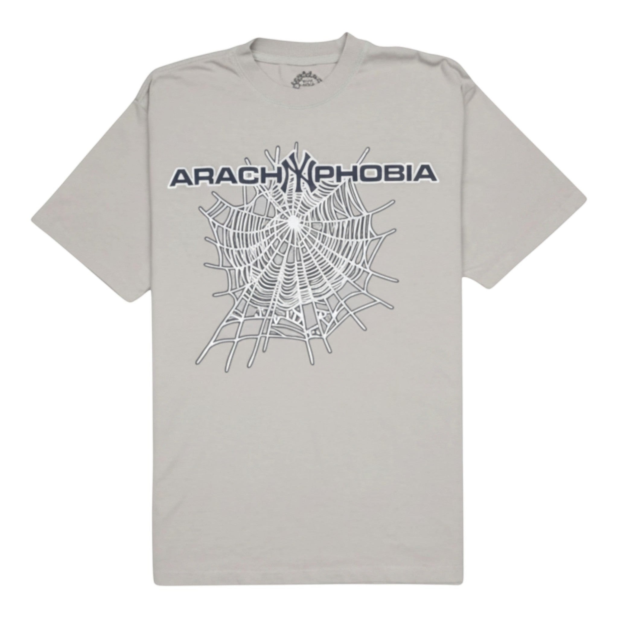 Sp5der Arach NY Phobia Tee Grey, front view