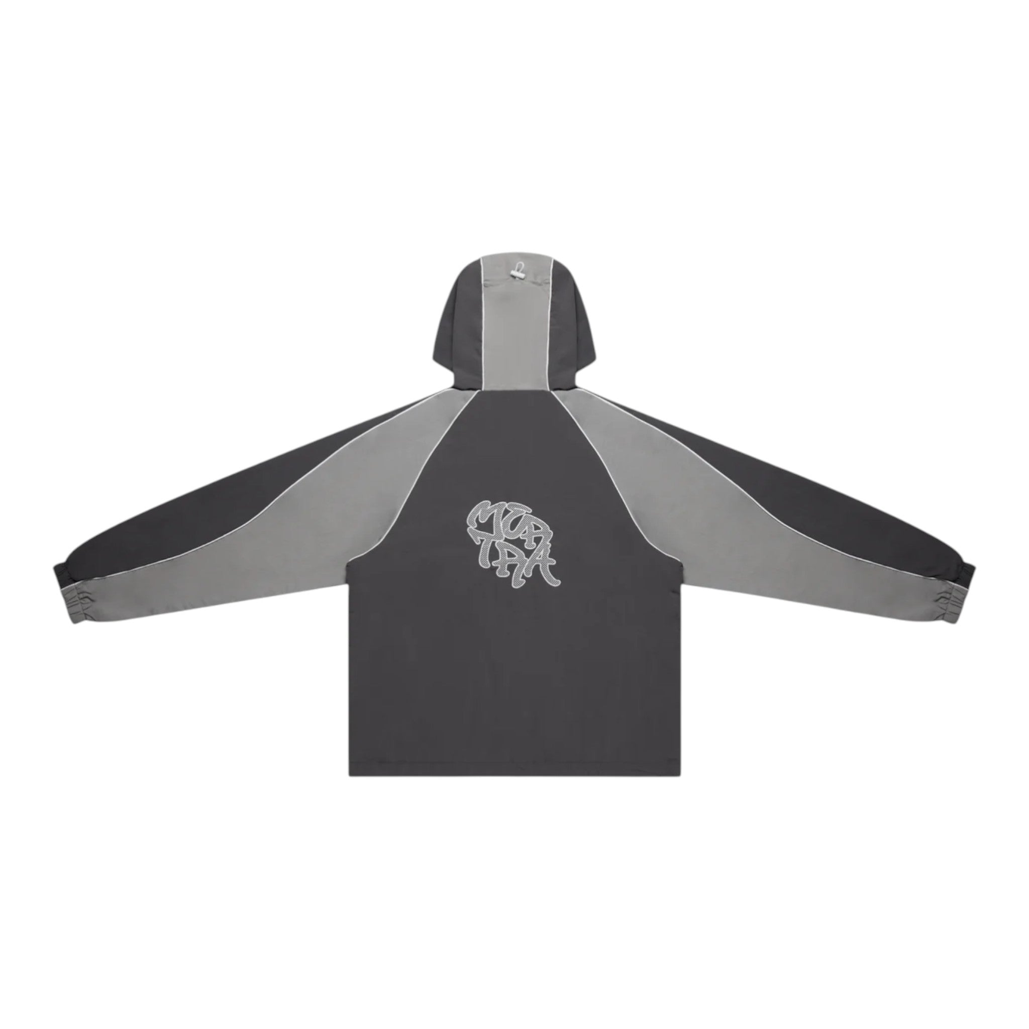 OFFCODE Nylon Track Jacket Grey / Grey, front view