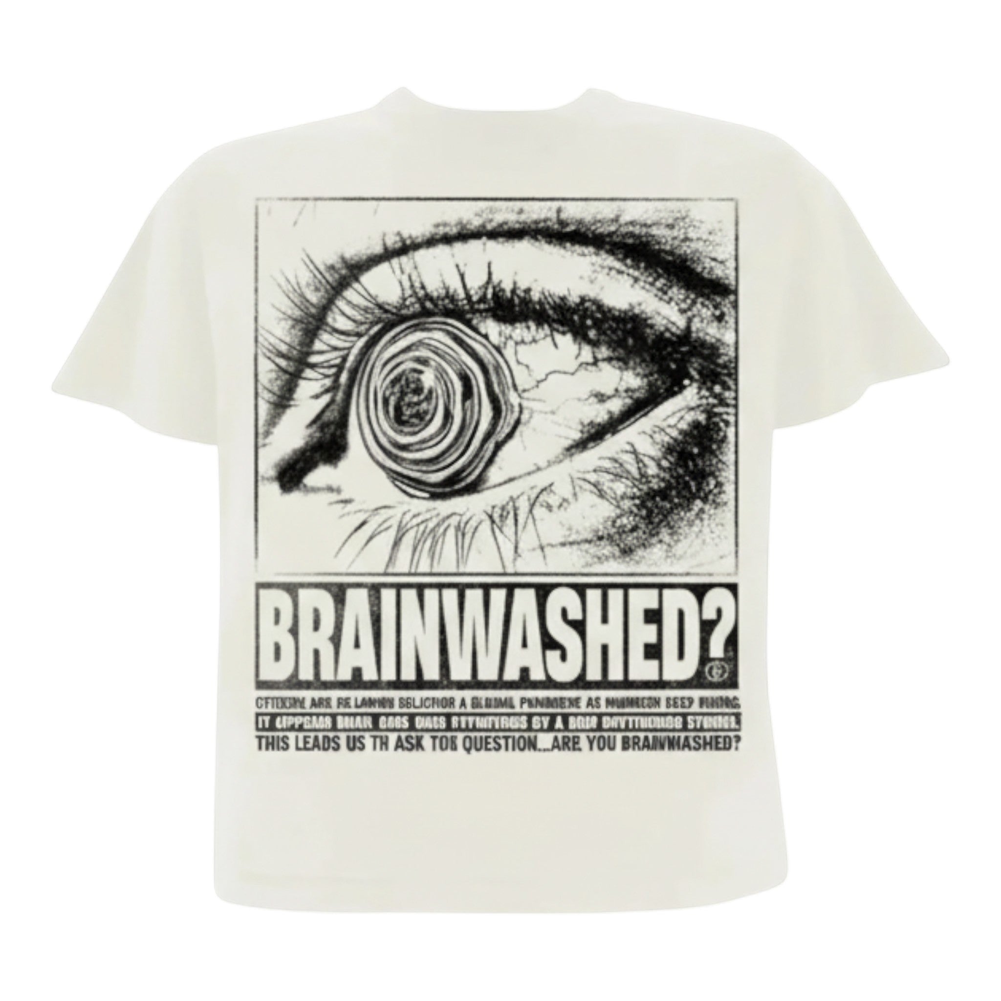 Hellstar Eyeball T-Shirt White, front view