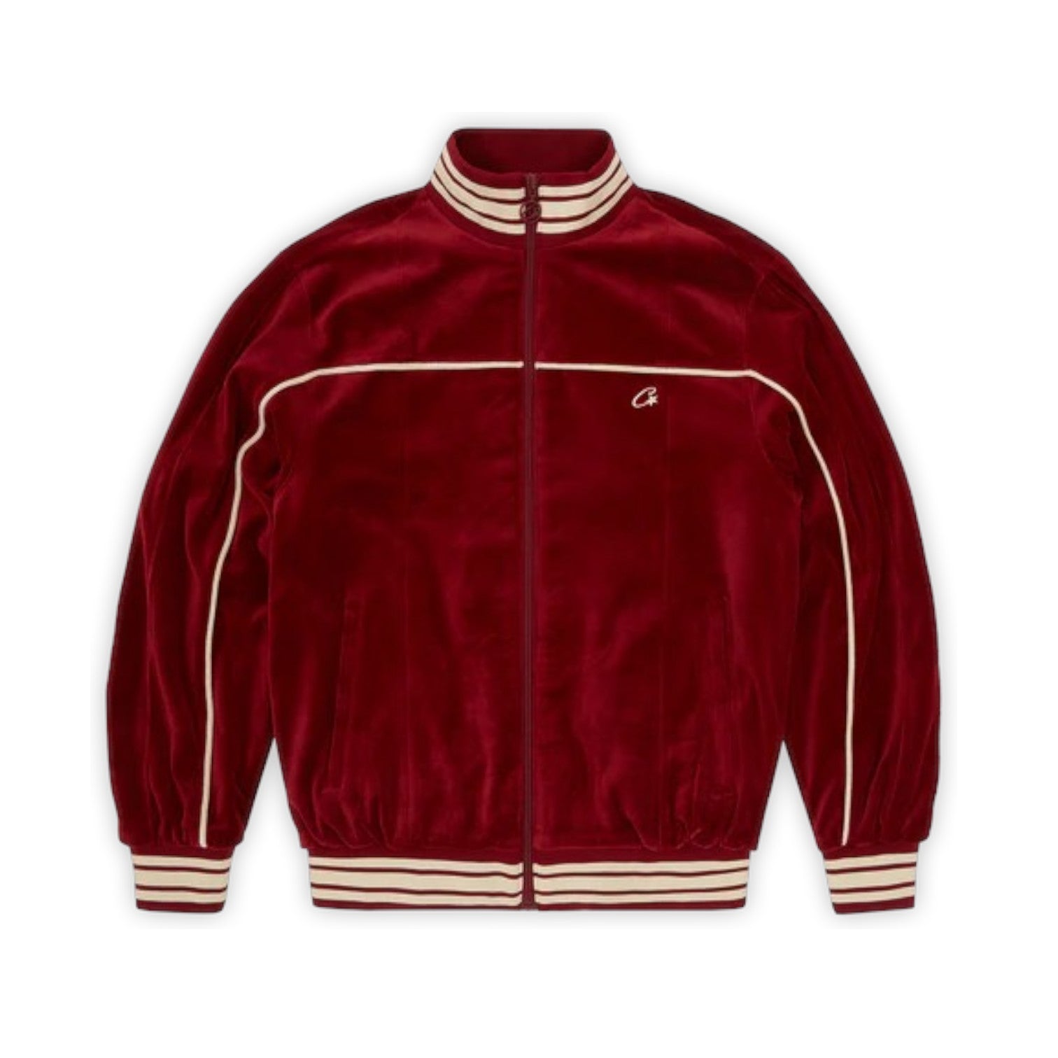 OFFCODE VVS Uptown Burgundy Jacket, front view