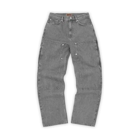 CORTEIZ EMBOSSED C-STAR DENIM WORK PANT [GREY]
