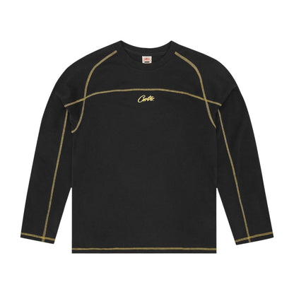 HMP Panel Heavyweight Long-Sleeve Tee 'Black/Yellow'