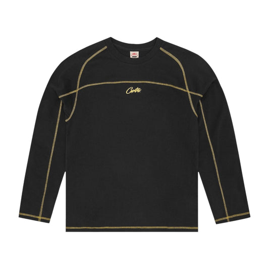 HMP Panel Heavyweight Long-Sleeve Tee 'Black/Yellow'