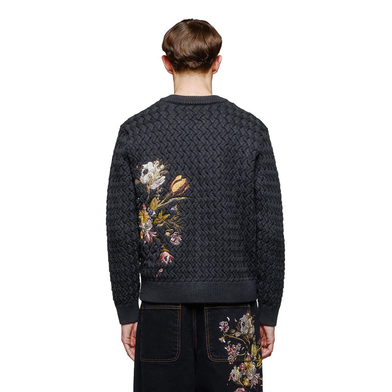 OFFCODE Garden of Eden Cardigan Anthracite
