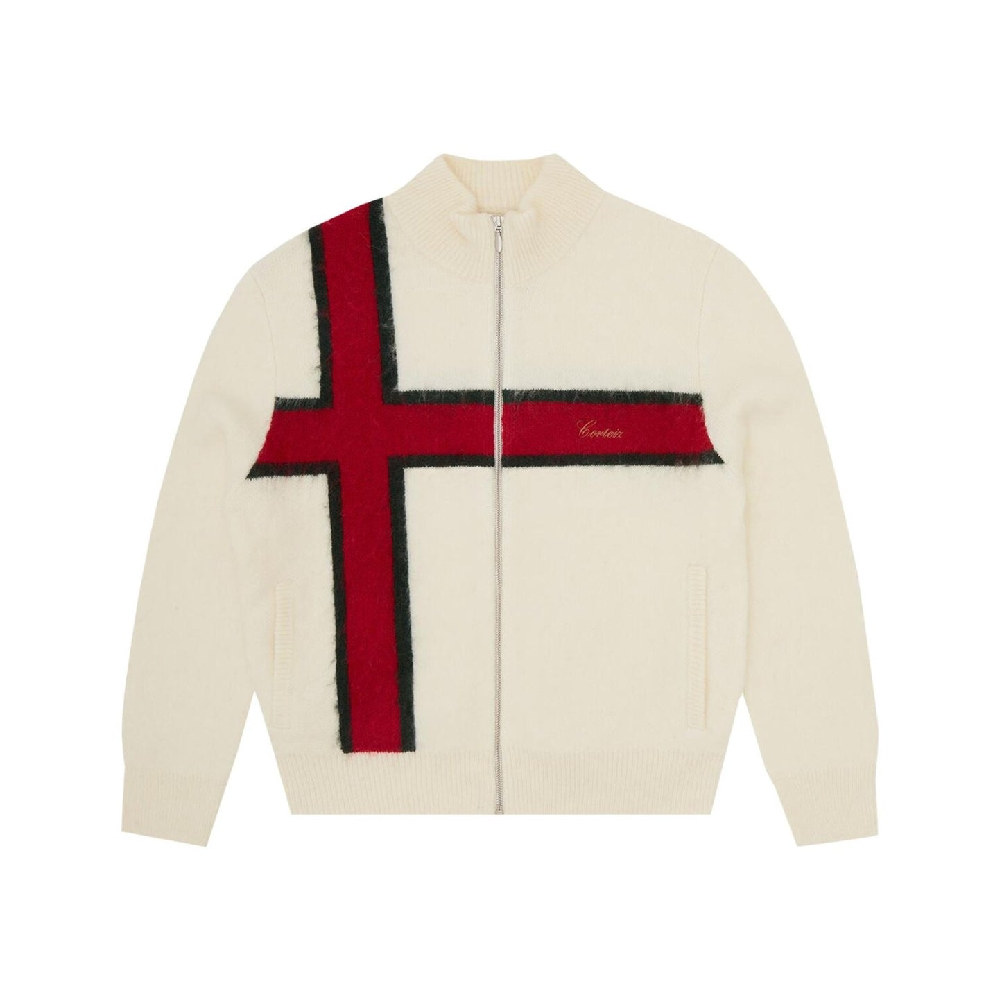 Lux Knit Zip Up 'Cream'