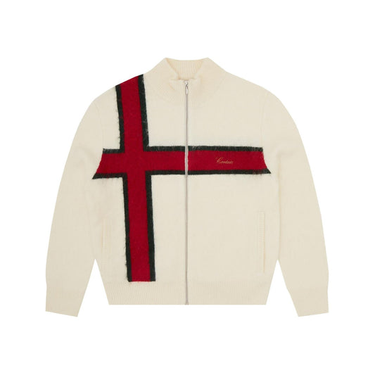 Lux Knit Zip Up 'Cream'