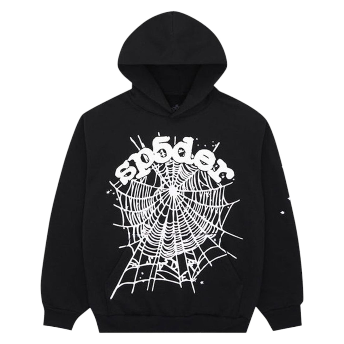 Sp5der OG Web Hoodie Black