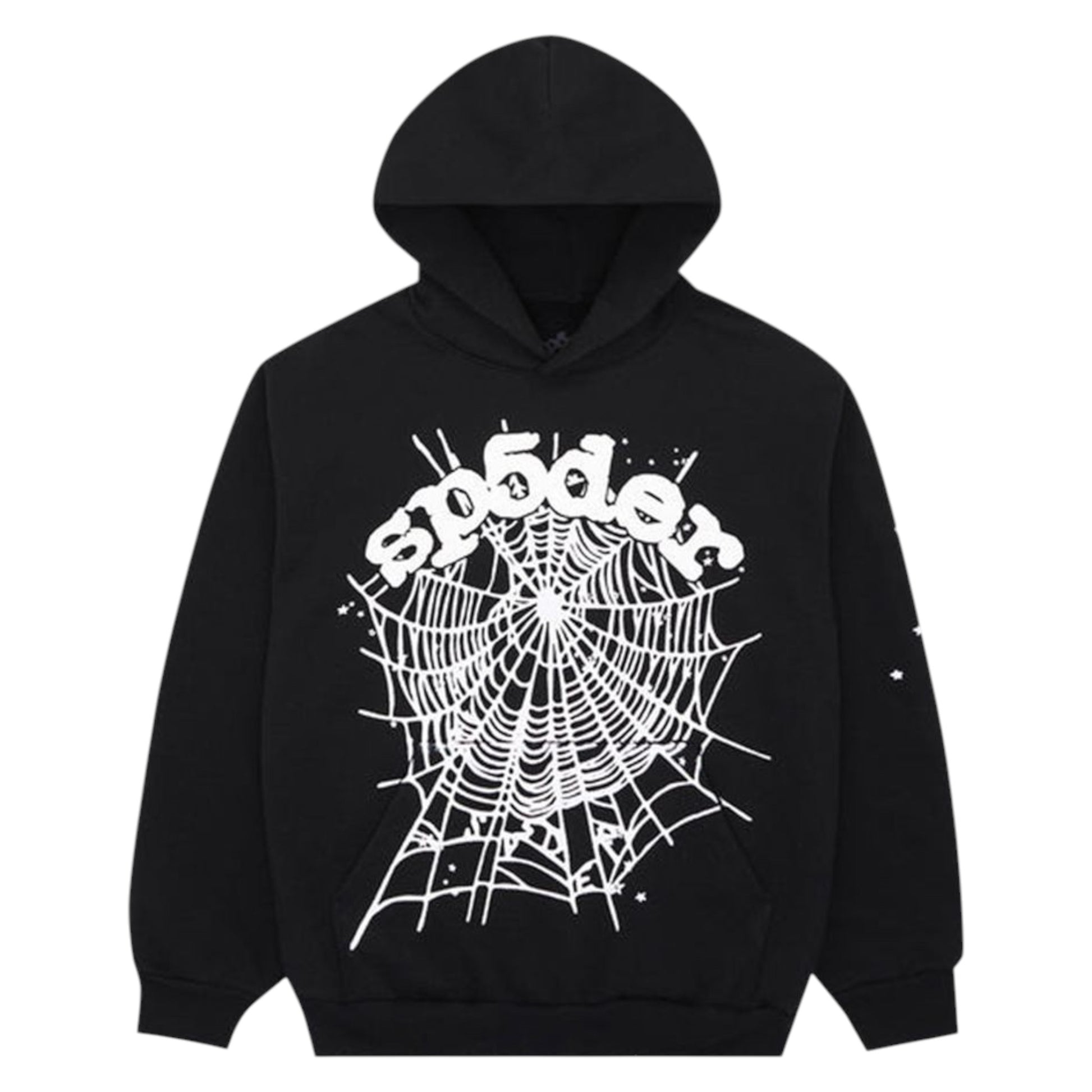 Sp5der OG Web Hoodie Black