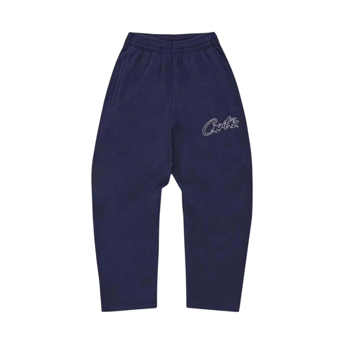 Corteiz Thick Stitch Allstarz Open Hem Pant 'Navy'