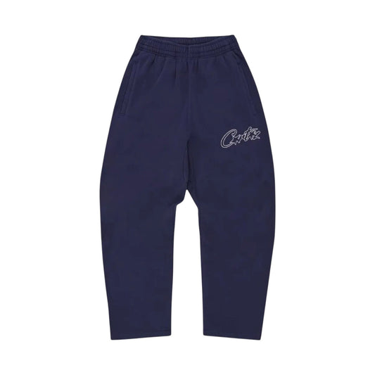 Corteiz Thick Stitch Allstarz Open Hem Pant 'Navy'