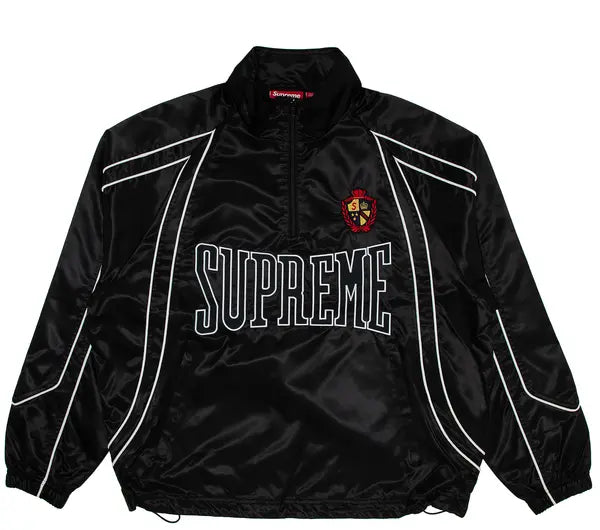 Supreme Satin Piping Pullover – Black