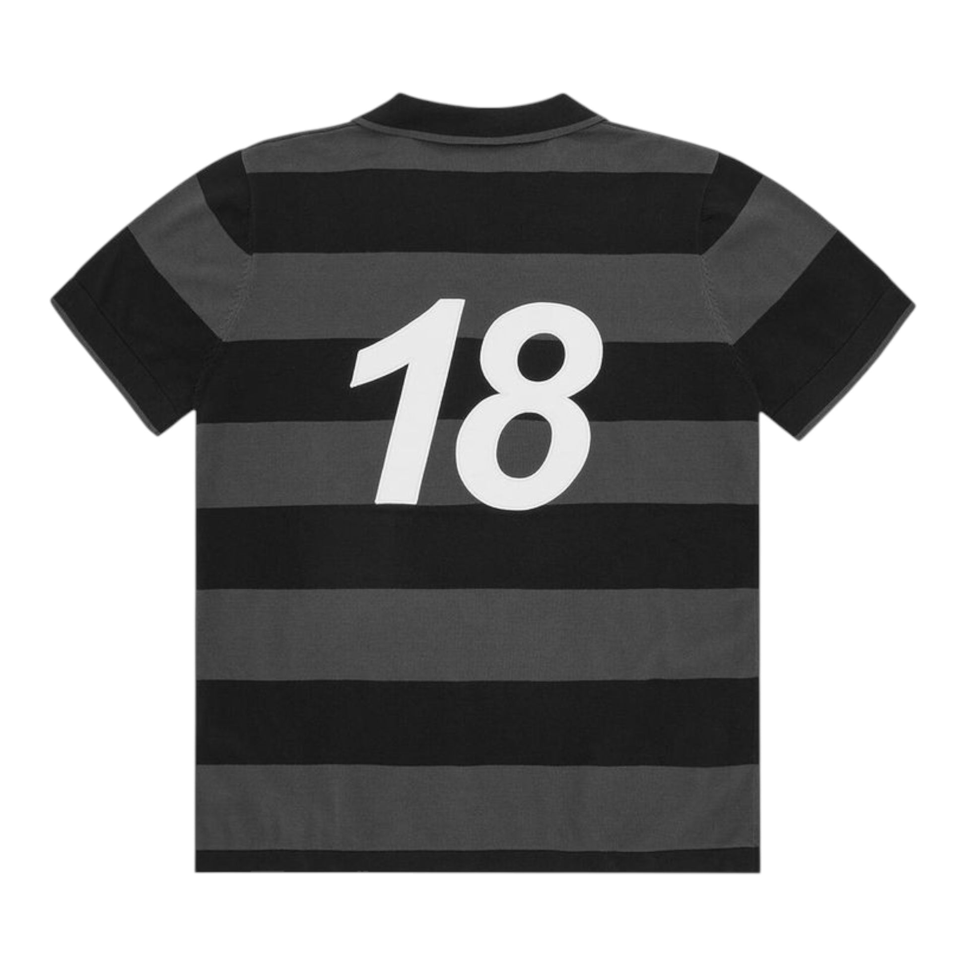 Corteiz Striped Knit Jersey Black