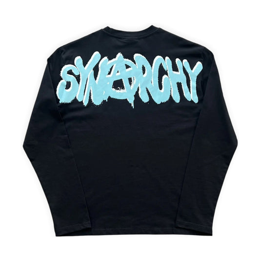 Syna World Synarchy Double Long Sleeve Tee Black Aruba