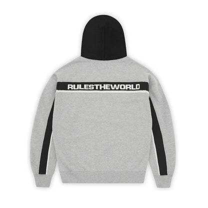 RIBBED SPORTEIZ ZIP HOODIE [HEATHER GREY]