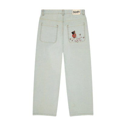 "koi fish" reverse denim