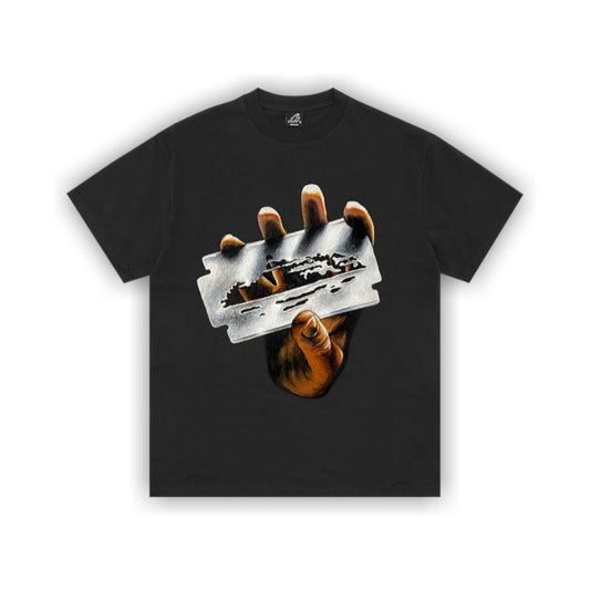 Corteiz Razor Alcatraz Tee New Blank 'Black'