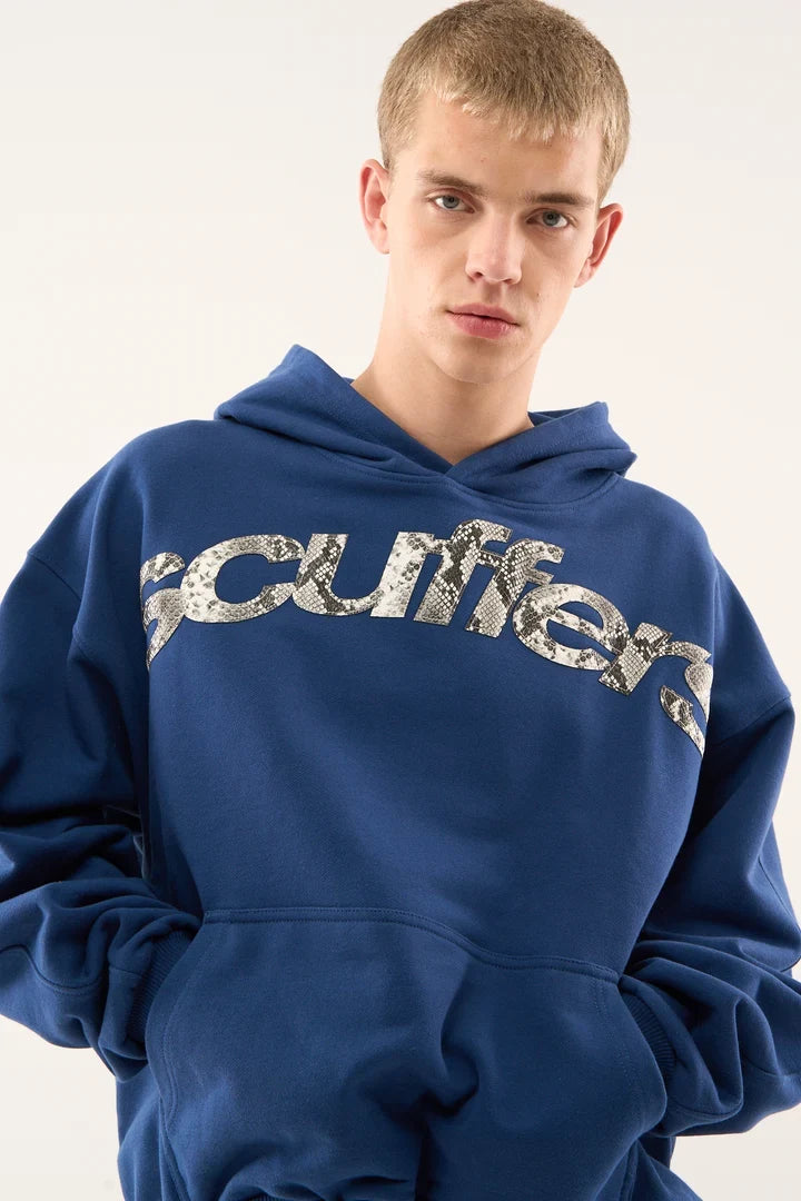 SCUFFER HOODIE SNAKE/BLUE