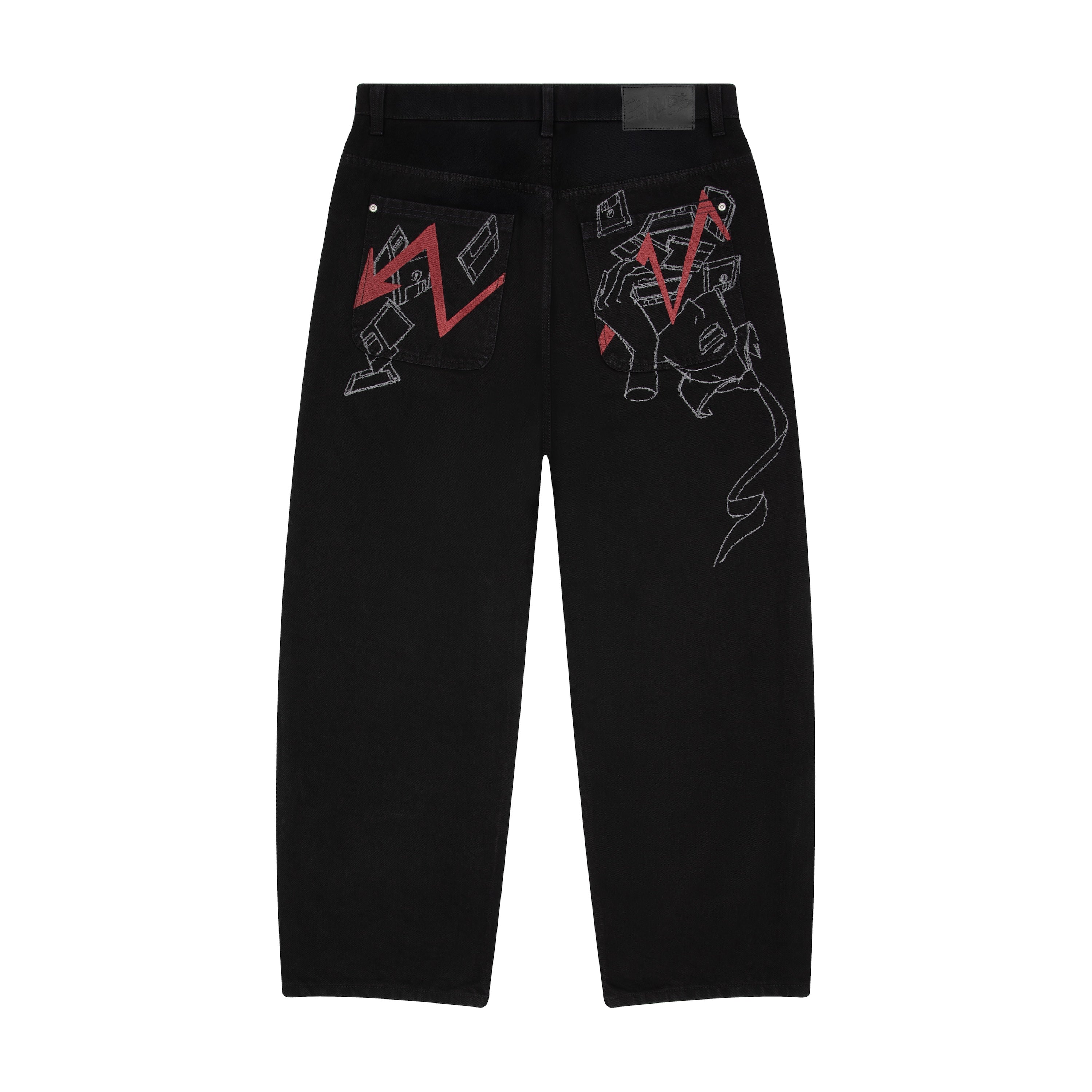 OFFCODE Wall Street Black Denim, front view