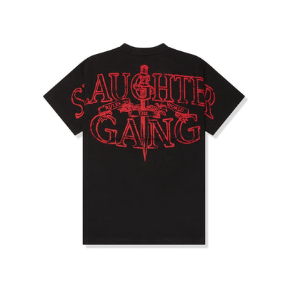 Corteiz x Slaughter Gang 21 Savage Black T Shirt