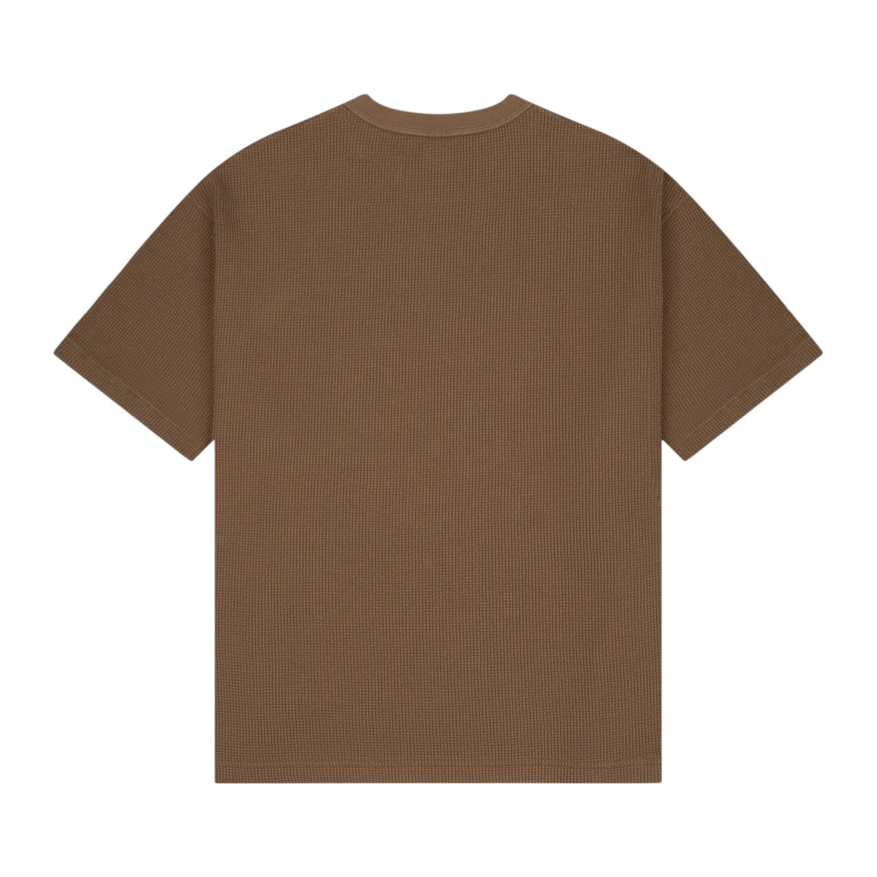 "aziza" waffle T Shirt brown