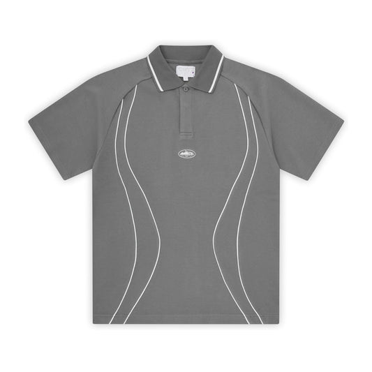 ISLAND PIQUE POLO SHIRT [GREY]