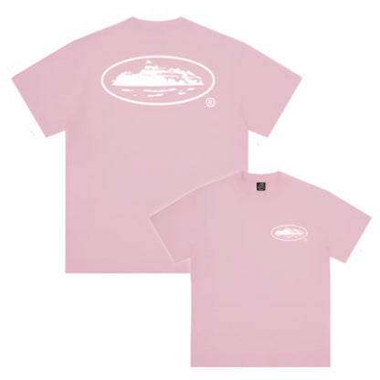 OG Island Tee Blue - Pink