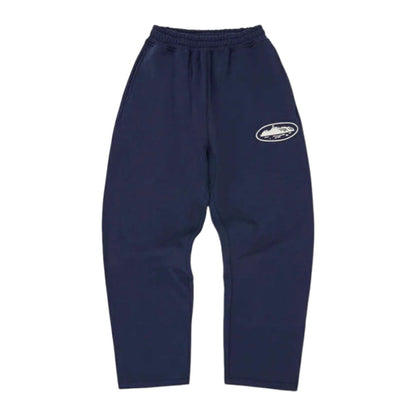 Island foam straight trousers