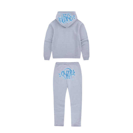 Syna World Logo Tracksuit - Grey / Blue