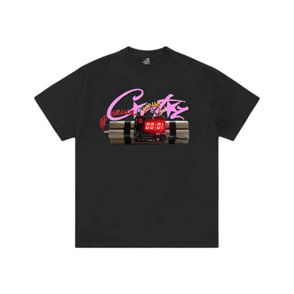 Corteiz S/S 2025 No Time 4 Luv Black Deadstock T-Shirt