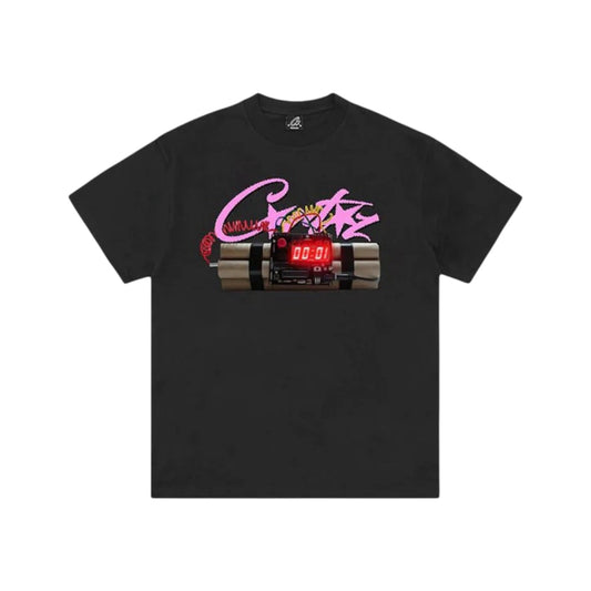 Corteiz S/S 2025 No Time 4 Luv Black Deadstock T-Shirt