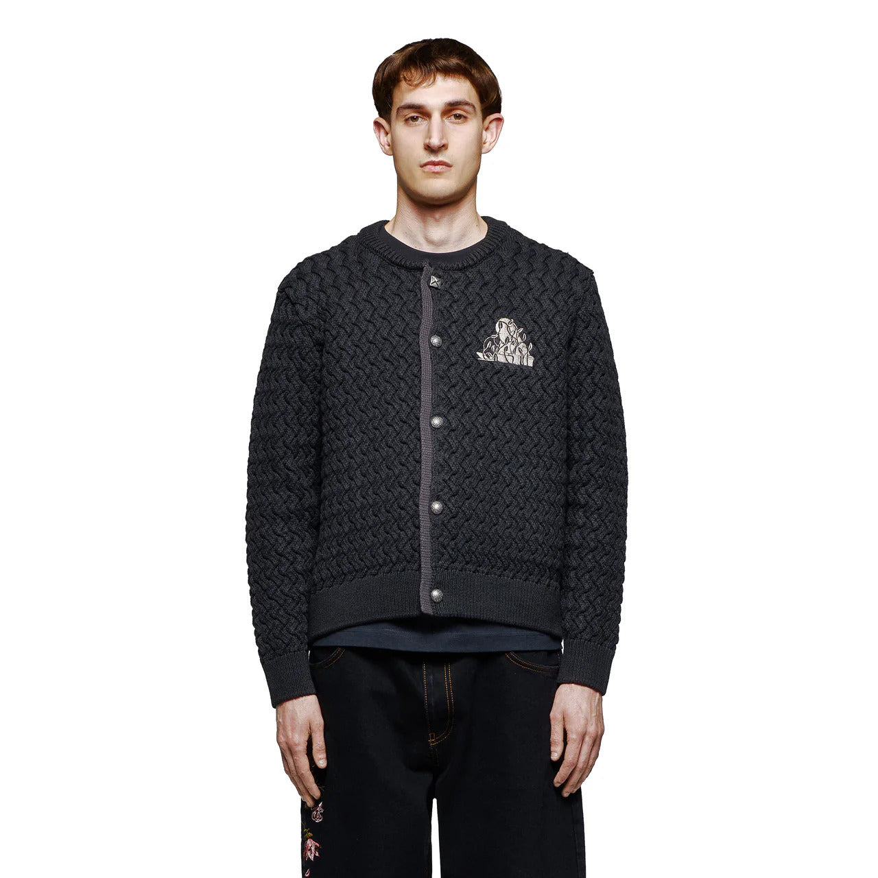 "garden of eden" Cardigan anthracite