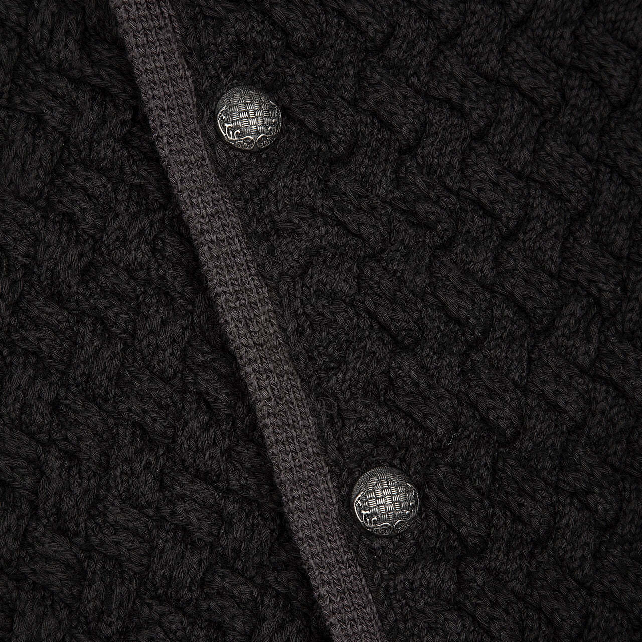 OFFCODE Garden of Eden Cardigan Anthracite