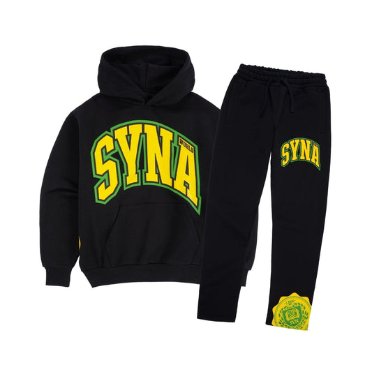 Syna World College Logo Black Yellow