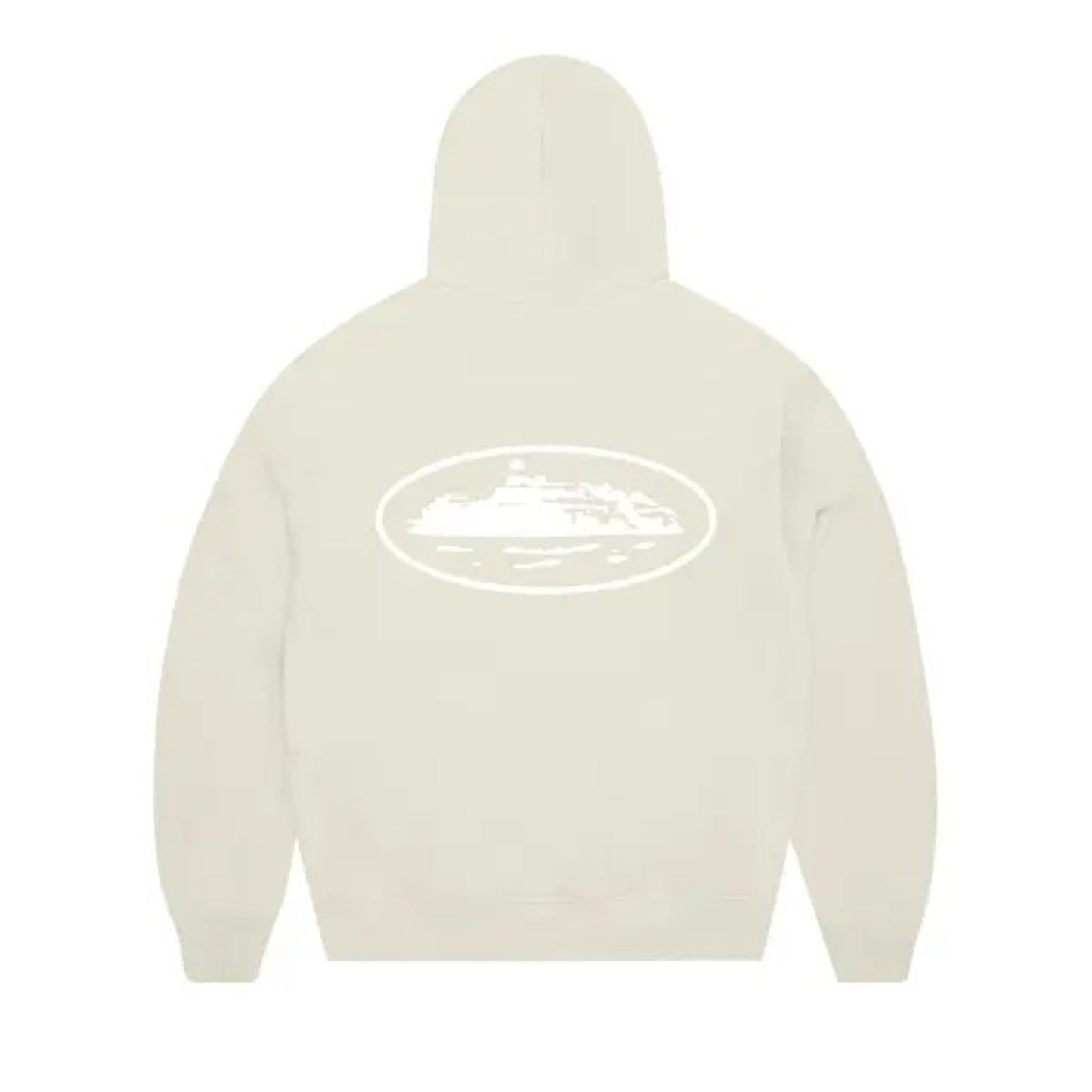 OG Island Puff Print Hoodie Zip Up Off White