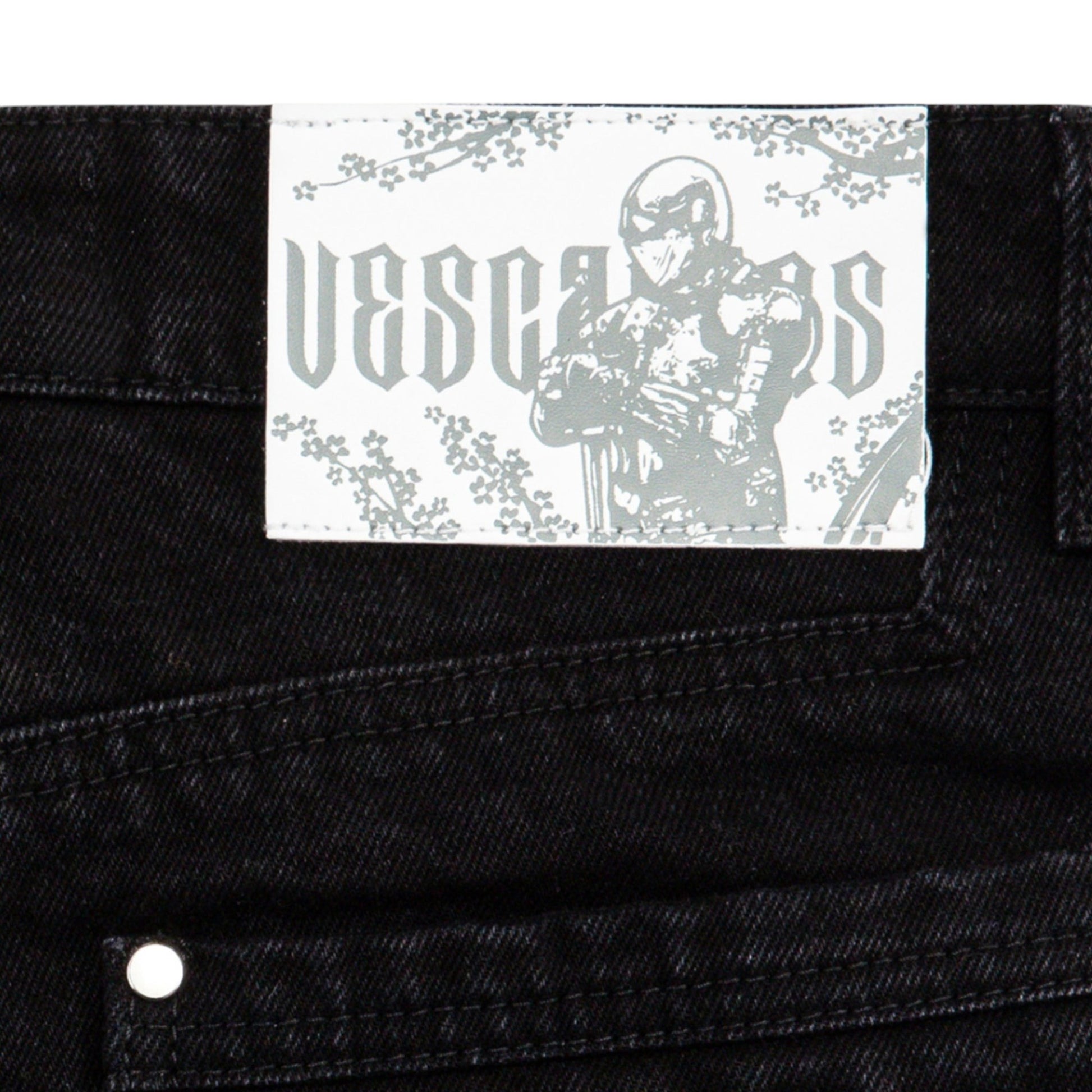 Blossom Black Denim