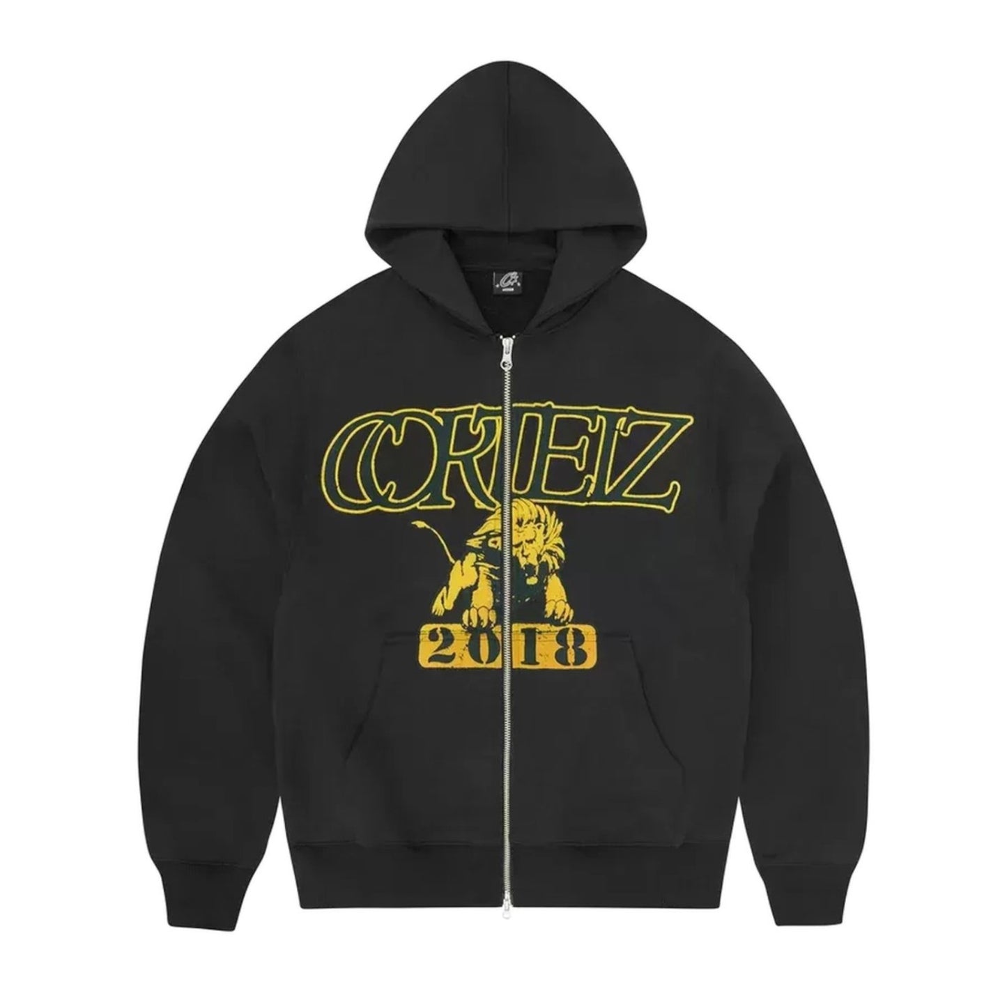 Lion Varsity Zip Hoodie 'Black'